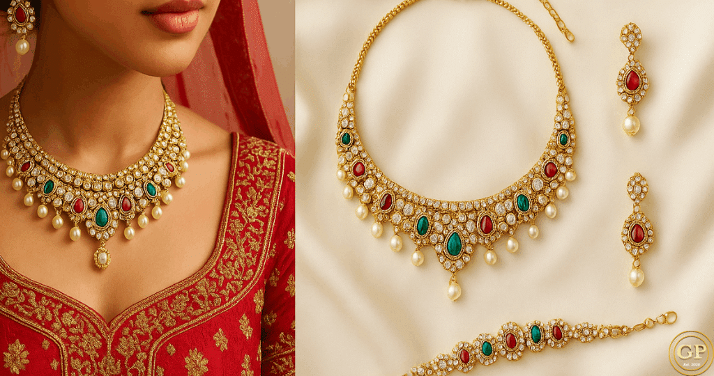 Difference Between Polki and Kundan jewelry