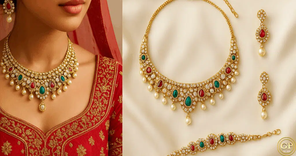 Difference Between Polki and Kundan jewelry