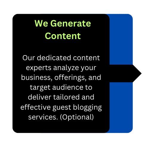 We Generate