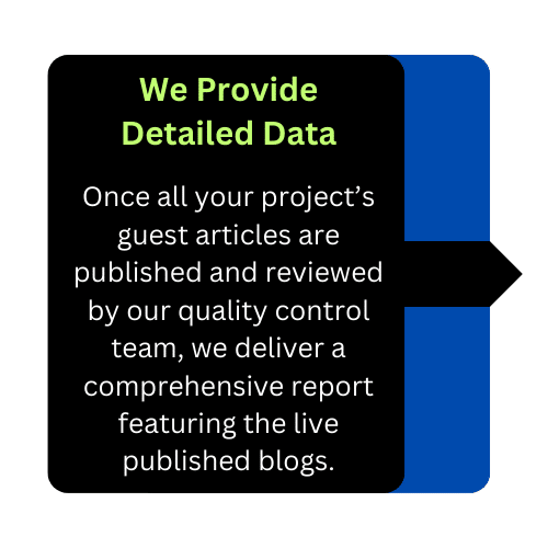 We Provide Detailed