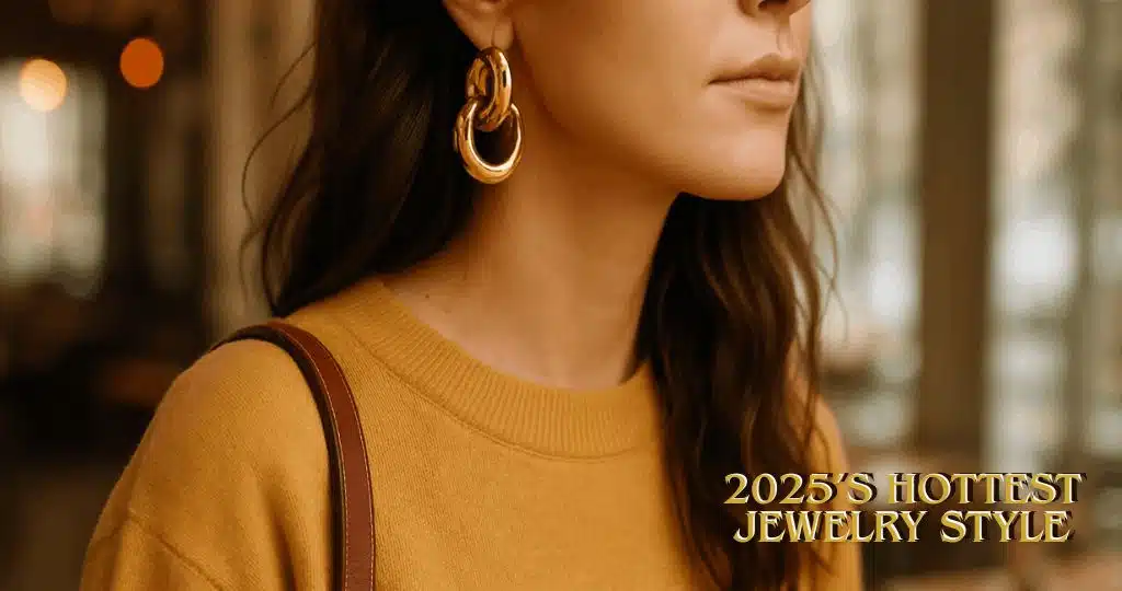 Chunky Gold Earrings Become 2025’s Hottest Jewelry Style